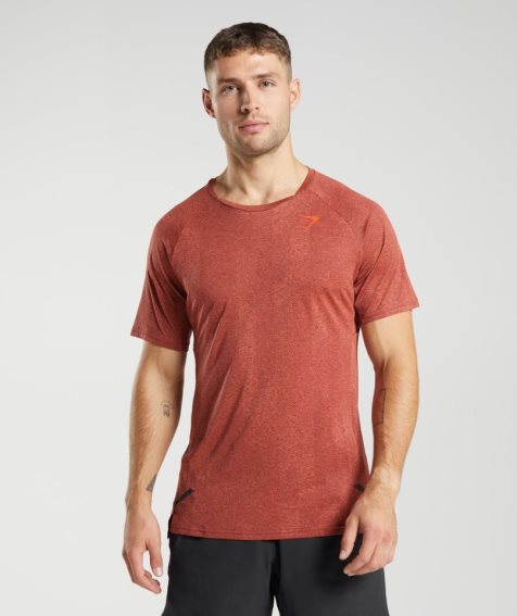 Men's Gymshark Apex T-Shirts Brown | NZ 6PNTCV